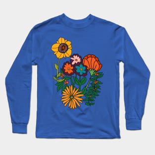 Retro Botanical Long Sleeve T-Shirt